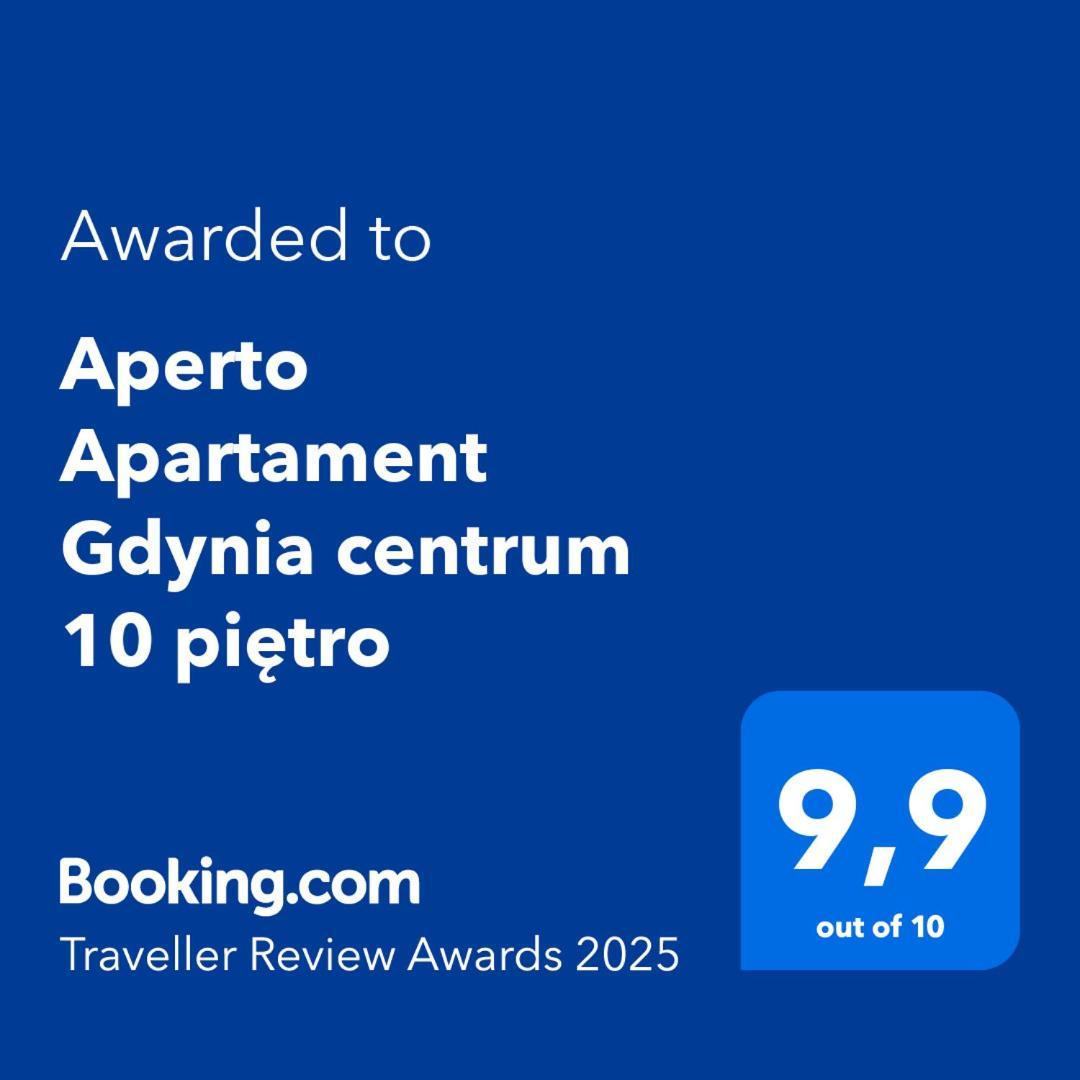 Aperto Apartament Gdynia Centrum 10 Pietro Extérieur photo